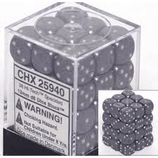 CHX25940 Speckled High-Tech Block of 36 6-sided 12mm Dice image 0
